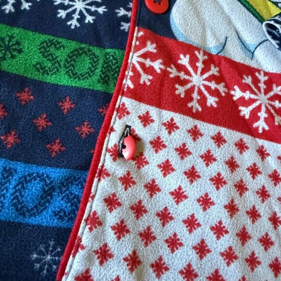 Sonic the Hedgehog Toddlers Boy's Winter Holiday 2PC Flannel Pajama Set Size 8 - Picture 4 of 15